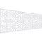 Ekena Millwork Set of Four Panels for 94 1/2"W x 32 1/4"H Edinburg Fretwork Wainscot Wall Paneling WPKP16X01X47EBP - alternate 1